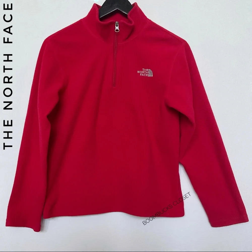 The North Face Fleece Quarter Zip Boys Large 14/16 - Picture 1 of 9